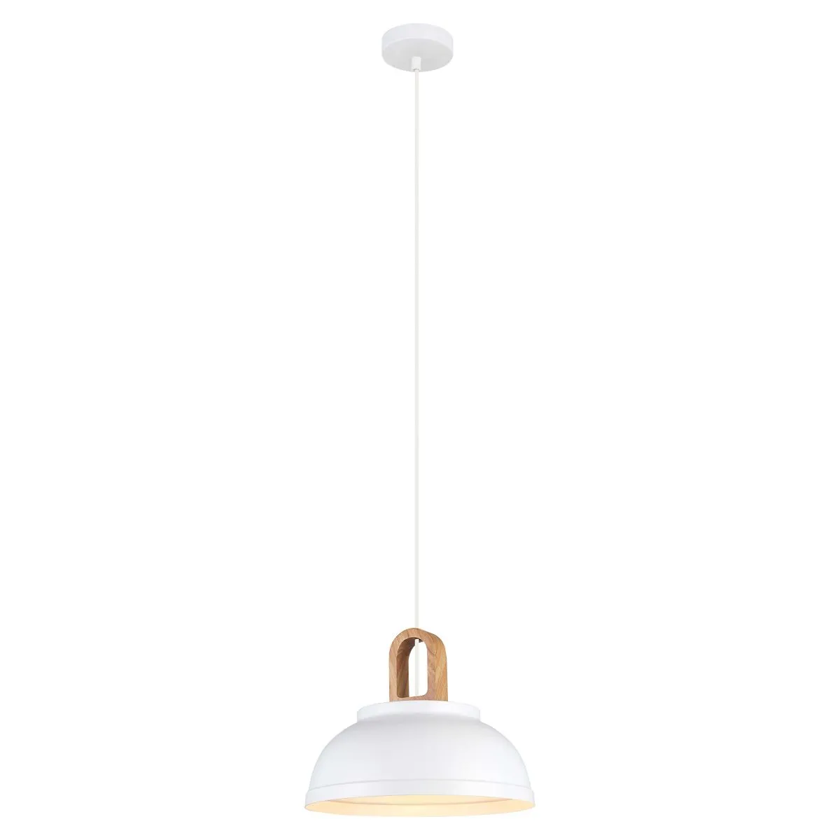 Danito, nowoczesna lampa wisząca, biała, E27, MDM3153/1M W